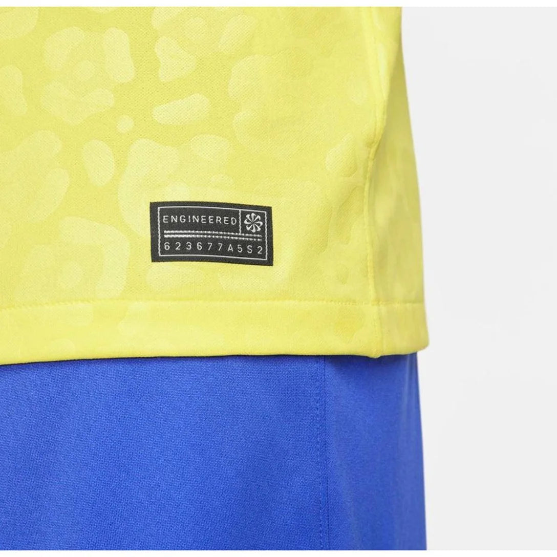 Camisa Brasil I 2022/23 Nike Torcedor Pro Masculina Amarelo
