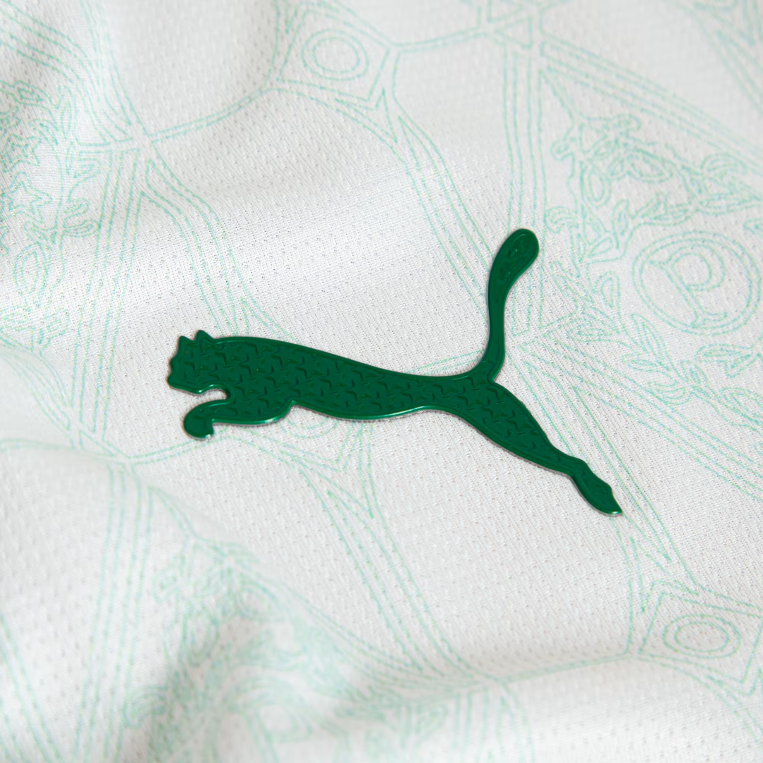 Camisa Palmeiras II AWAY 2025 Torcedor Branco+Verde
