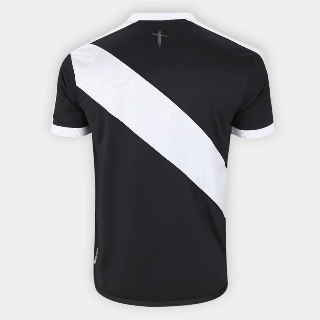 Camisa Vasco I 24/25 Torcedor Masculina Preto+Branco