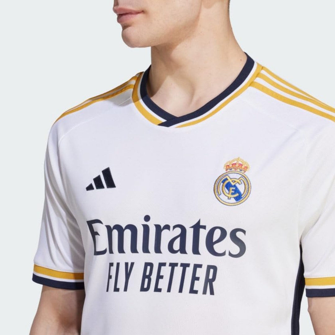 Camisa Real Madrid Titular 2023/2024 Torcedor Masculina Adidas