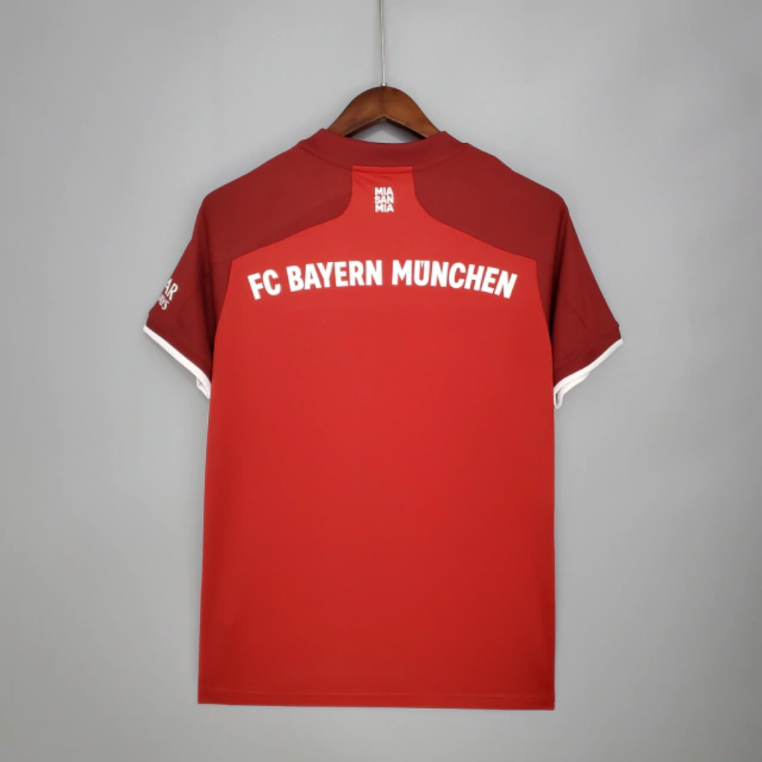 Camisa Bayern de Munique Home 21/22 Torcedor Masculina – Vermelha