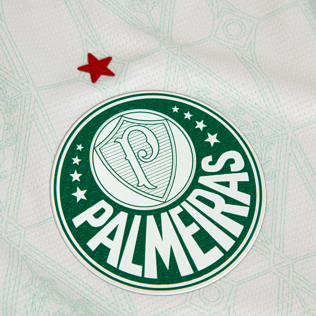 Camisa Palmeiras II AWAY 2025 Torcedor Branco+Verde