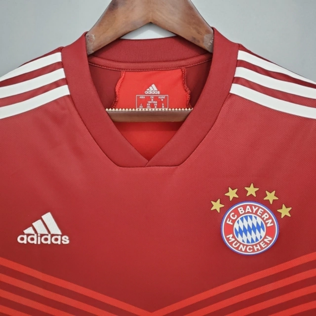 Camisa Bayern de Munique Home 21/22 Torcedor Masculina – Vermelha