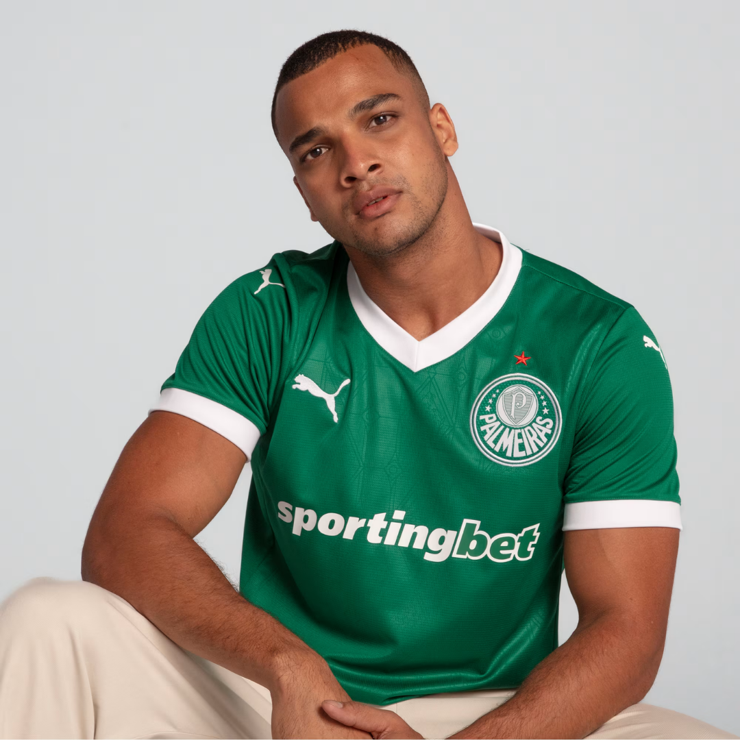 Camisa Palmeiras Home 2025 Masculina Torcedor – Verde