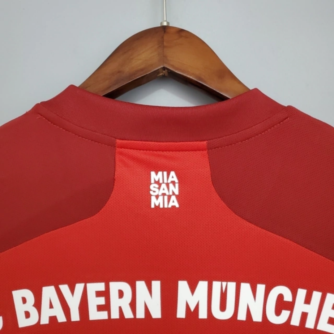 Camisa Bayern de Munique Home 21/22 Torcedor Masculina – Vermelha