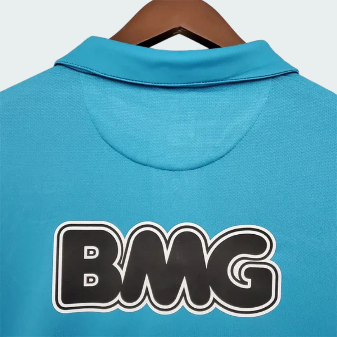 Camisa Retrô Santos Masculina azul Torcedor