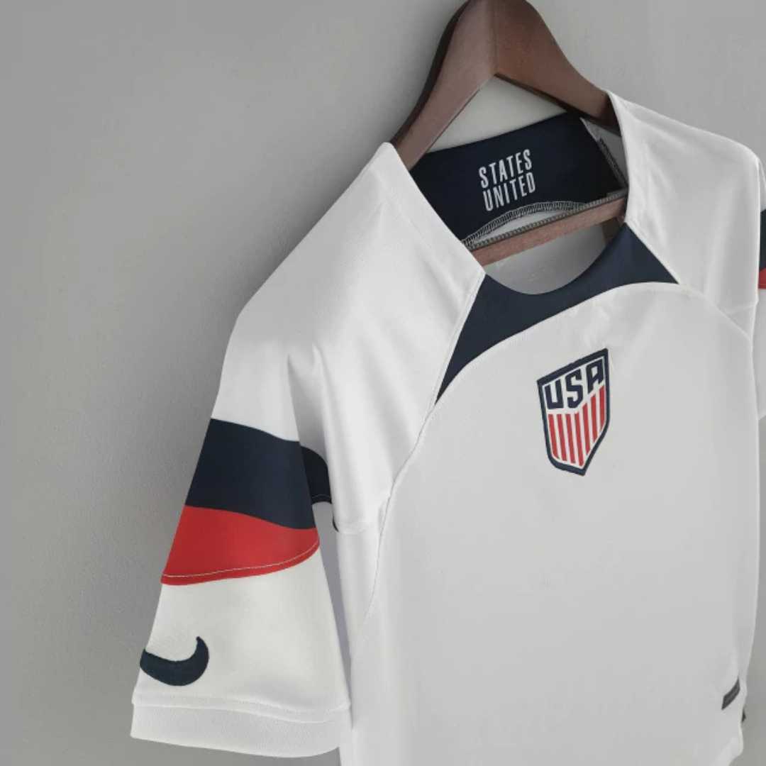 Camisa Seleção Estados Unidos I Home 22/23 Torcedor Nike Masculina - Branco