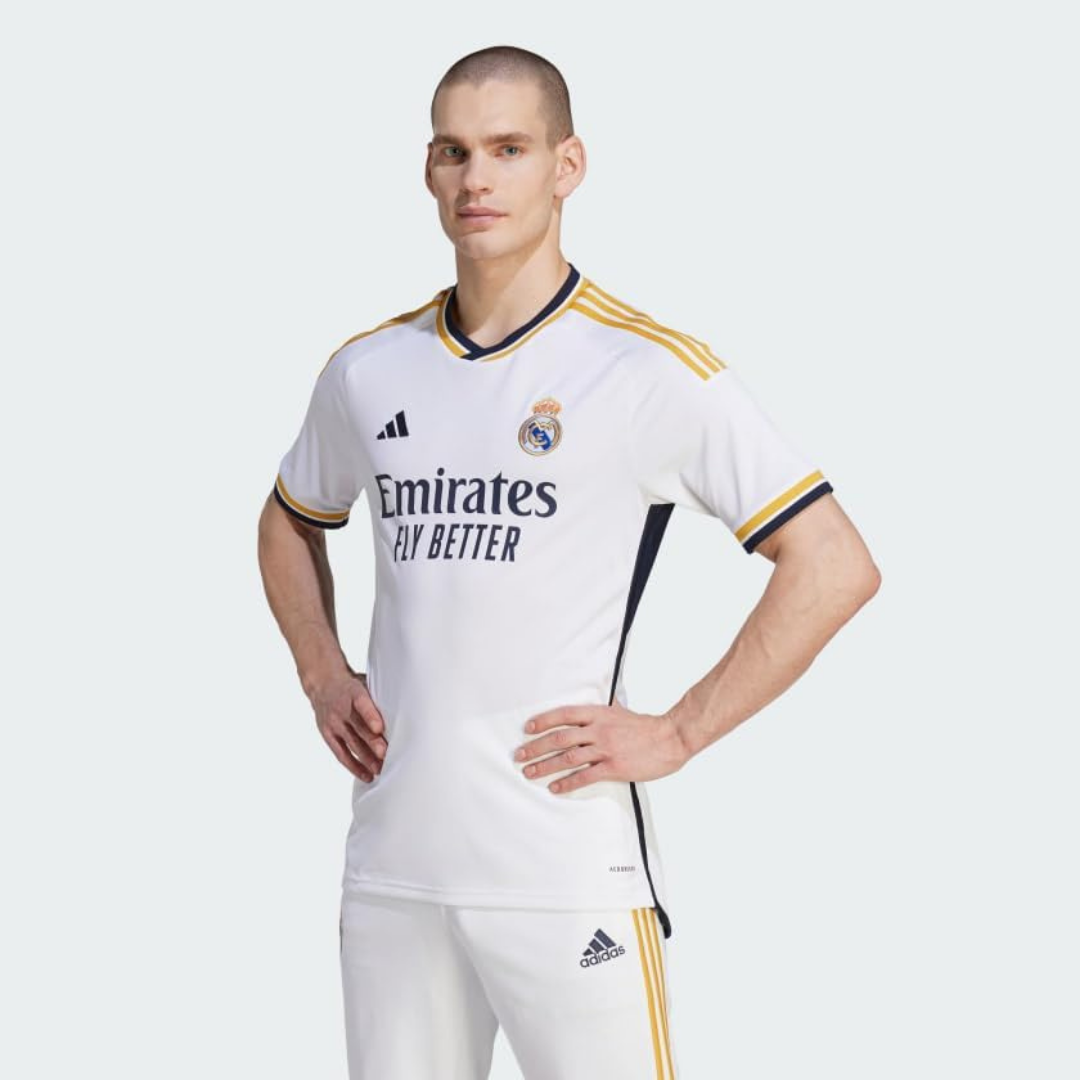 Camisa Real Madrid Titular 2023/2024 Torcedor Masculina Adidas