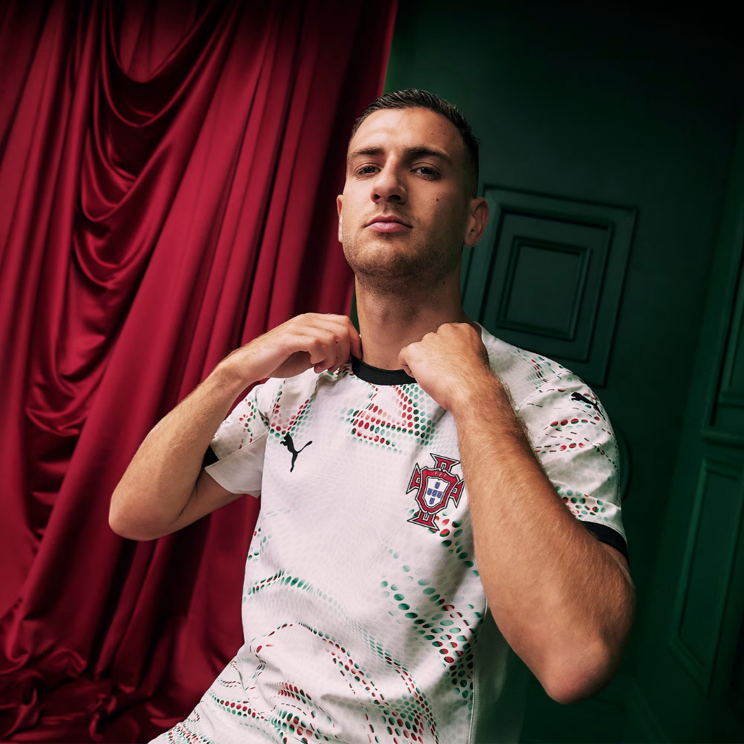 Camisa Portugal Away 2025 Masculina Torcedor Branca