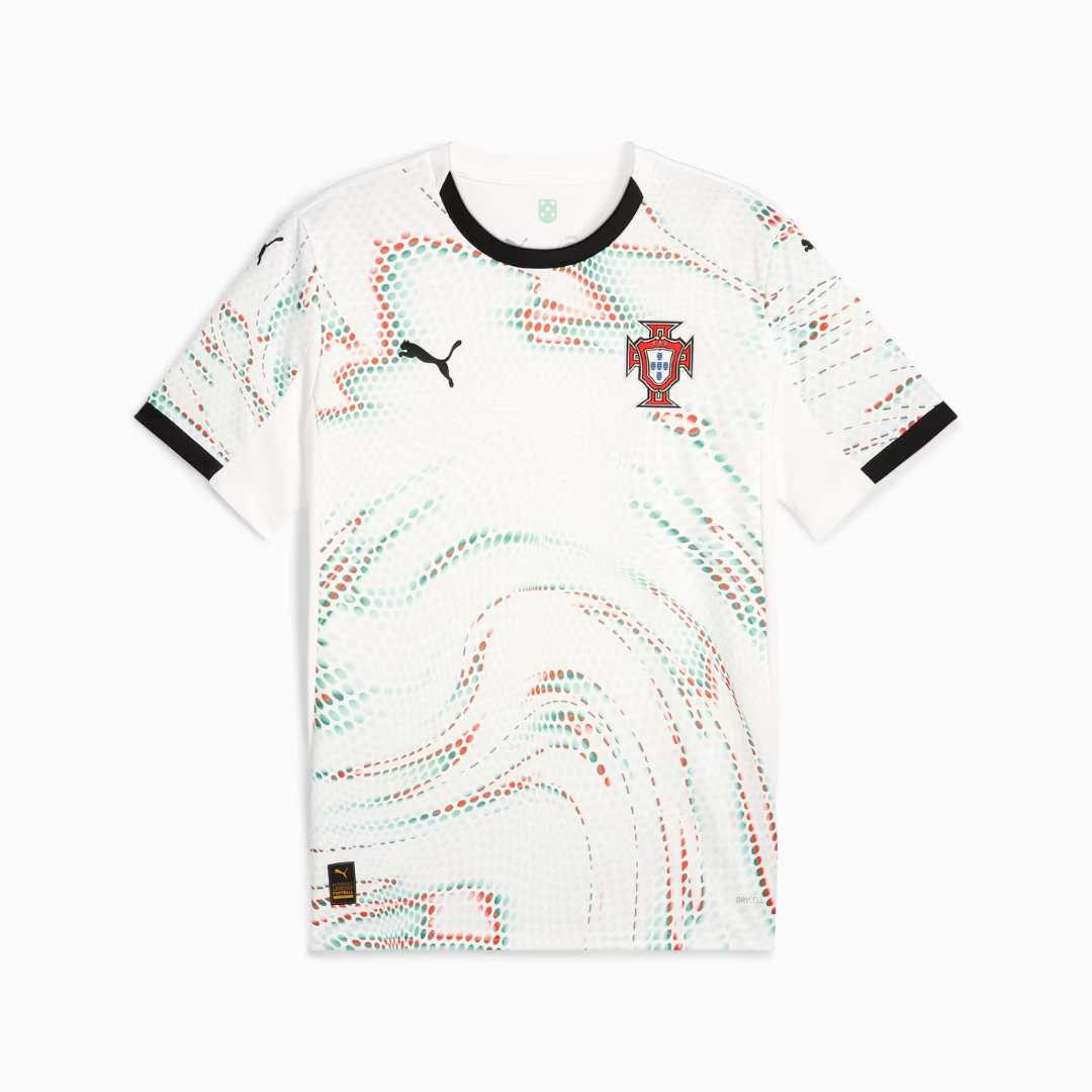 Camisa Portugal Away 2025 Masculina Torcedor Branca