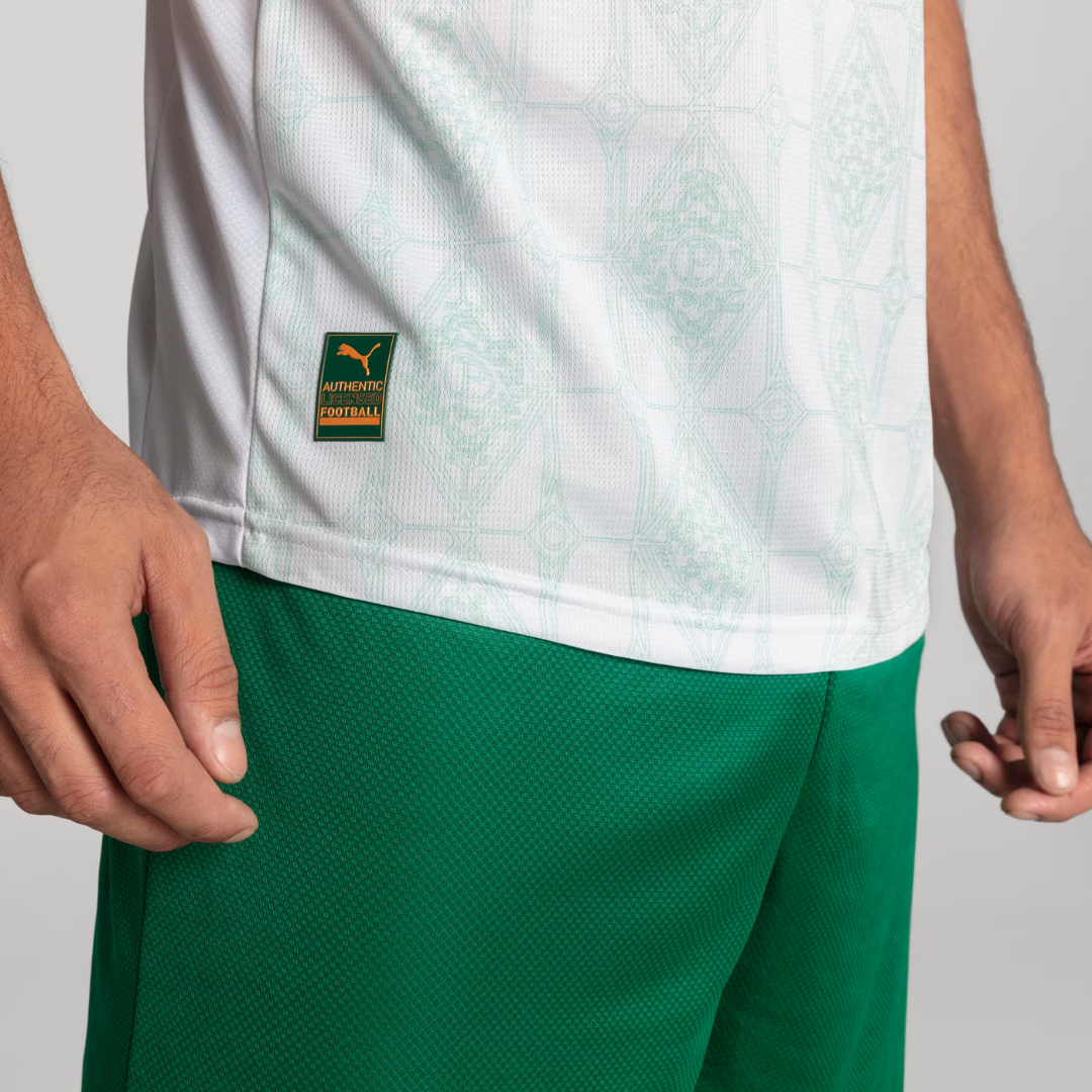 Camisa Palmeiras II AWAY 2025 Torcedor Branco+Verde