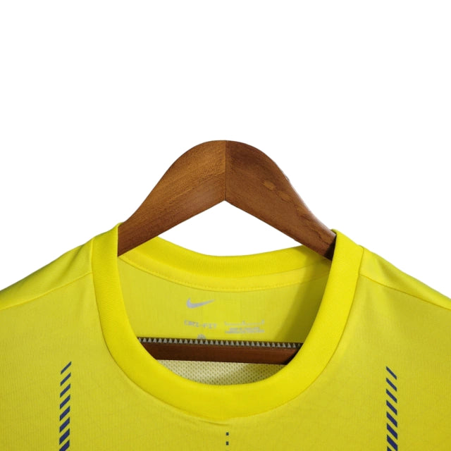 Camisa Al-Nassr I 23/24 Nike Torcedor Masculina - Amarela