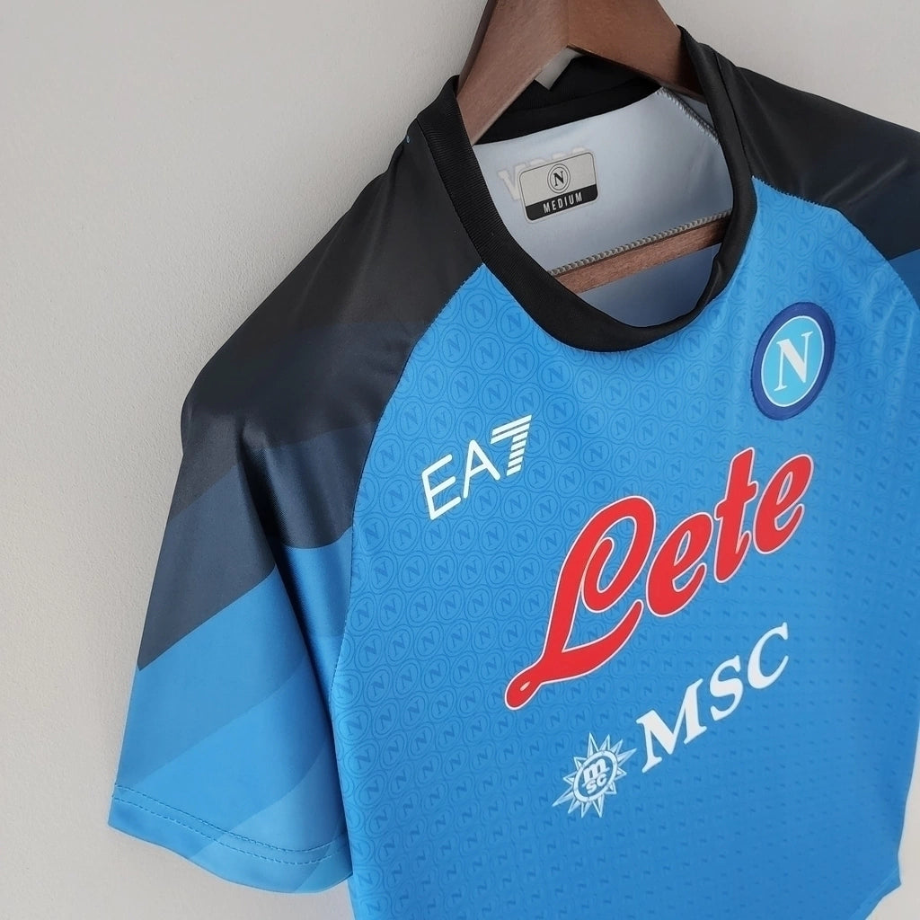 Camisa Napoli Home 22/23 Torcedor EA7 Masculina – Azul