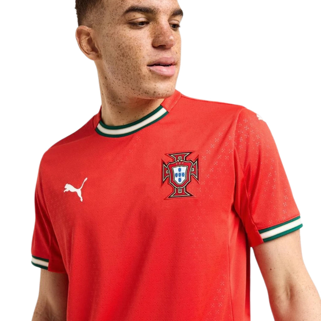 Camisa Portugal I 2025/26 Masculina Vermelha Torcedor