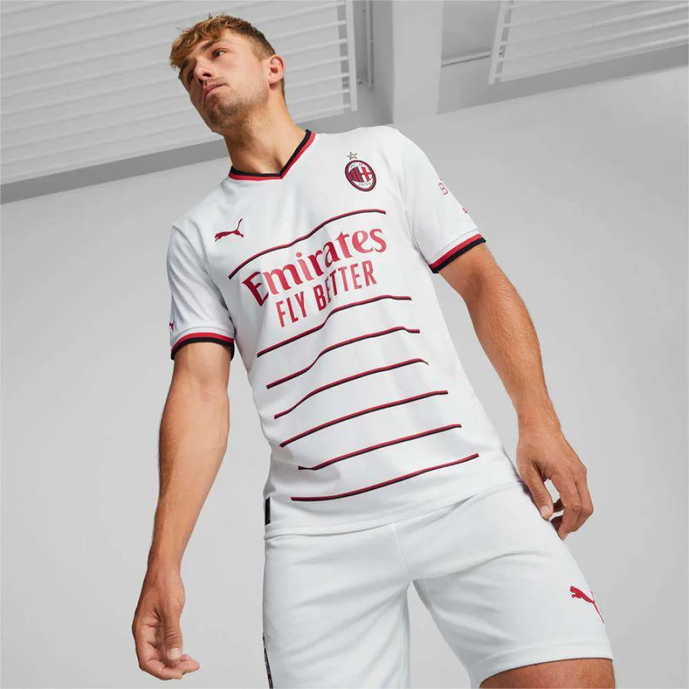 Camisa Puma AC Milan II 22/23 Torcedor Masculina Branca