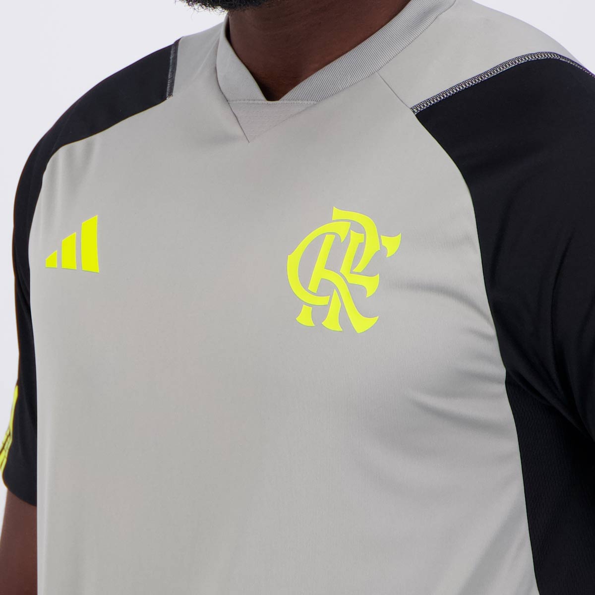 Camisa Adidas Flamengo Treino Comissão 2024 Torcedor Masculina