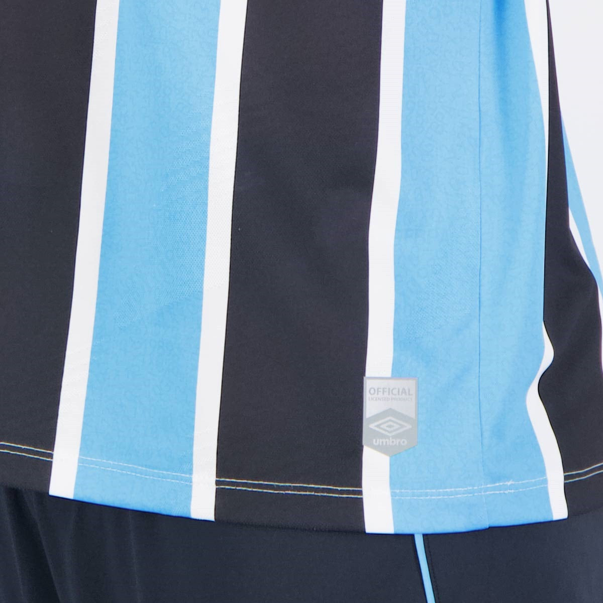 Camisa Grêmio I 24/25 Torcedor Masculina Branco+Preto+Azul