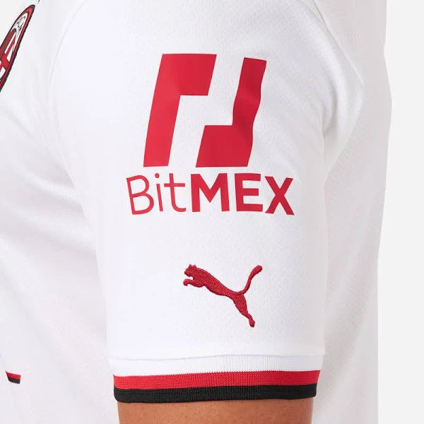 Camisa Puma AC Milan II 22/23 Torcedor Masculina Branca