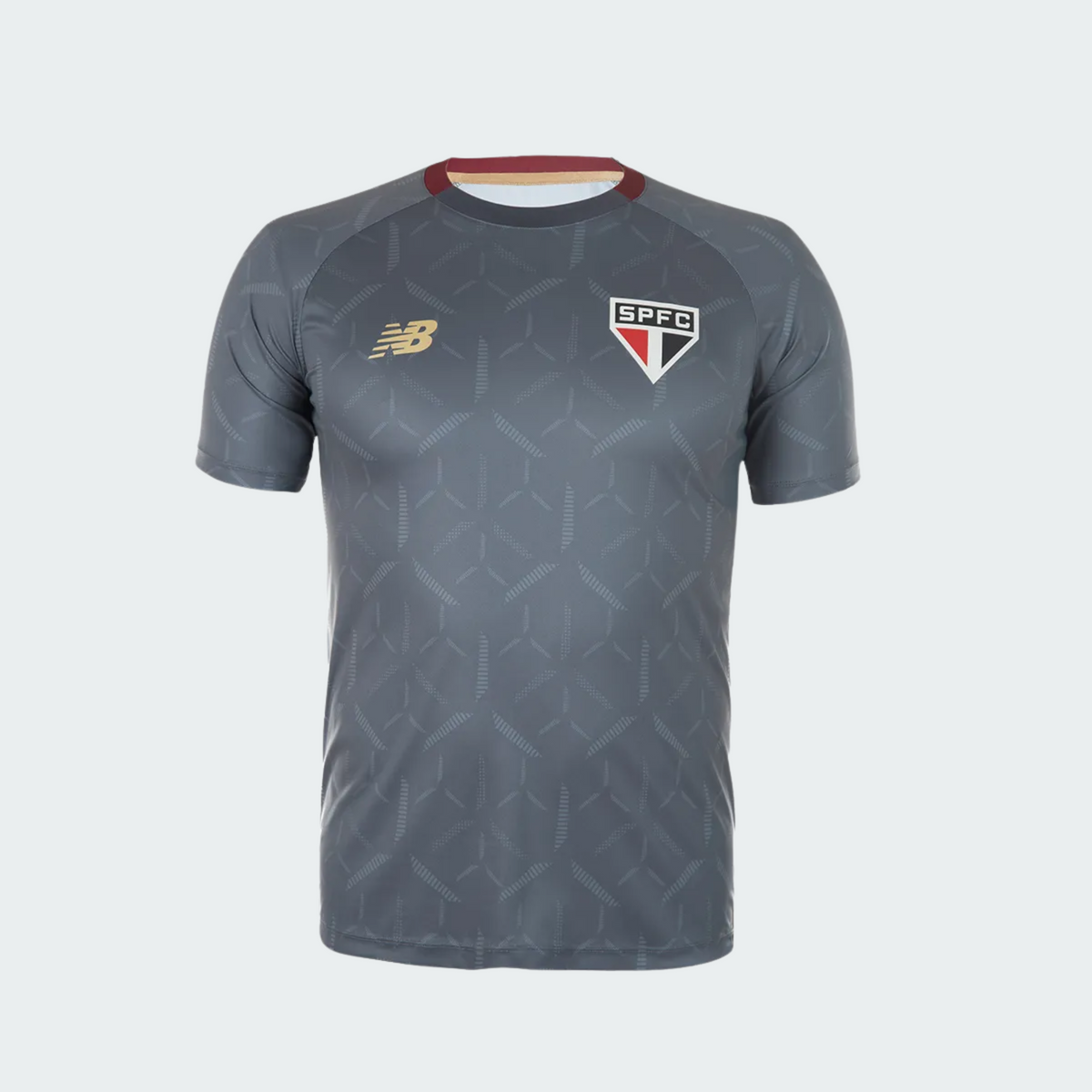 Camisa de Treino São Paulo 2025 Torcedor Masculina - Cinza