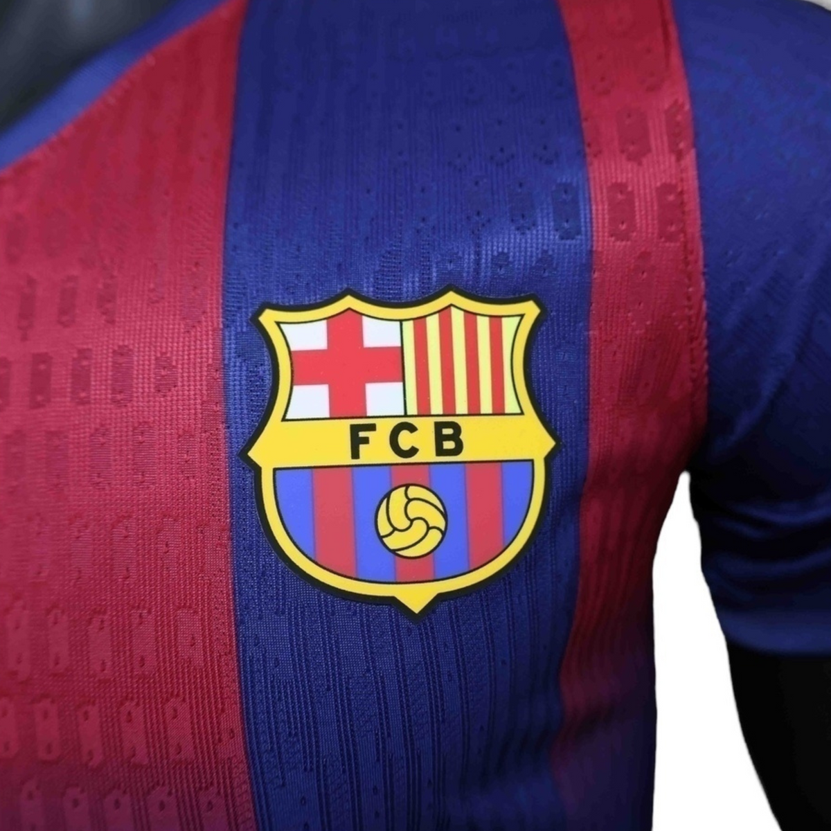 Camisa Barcelona I 25/26 Torcedor Nike Masculina Azul e vermelha