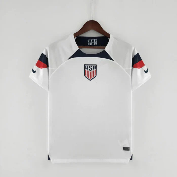Camisa Seleção Estados Unidos I Home 22/23 Torcedor Nike Masculina Branco