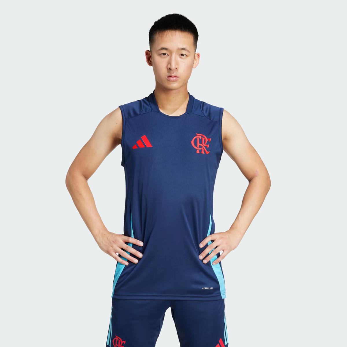 Camisa Treino Sem Mangas CR Flamengo Torcedor Masculino Tiro 24