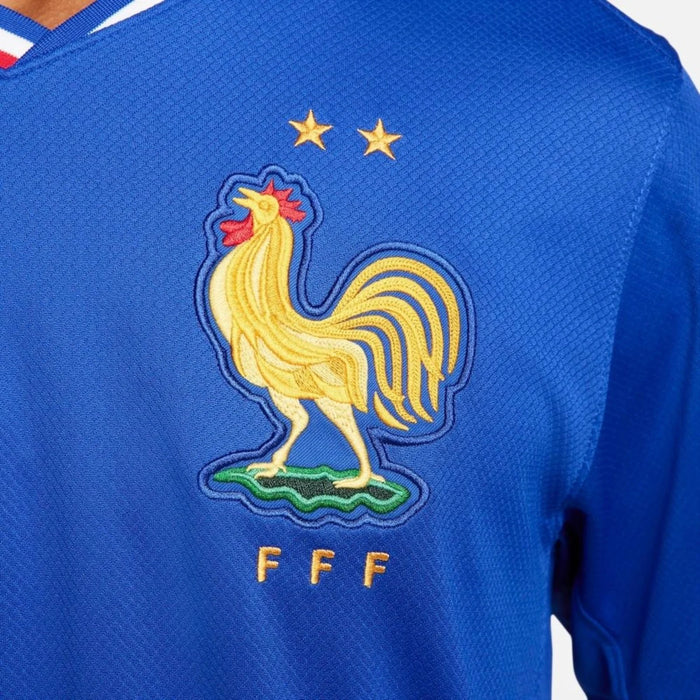 Camisa Nike França I 2024/25 Torcedor Pro Masculina Azul