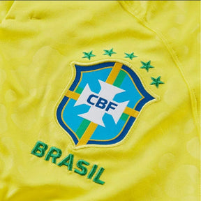 Camisa Brasil I 2022/23 Nike Torcedor Pro Masculina Amarelo
