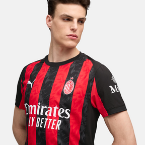 Camisa AC Milan I 25/26 Torcedor Masculina – Vermelha e Preta