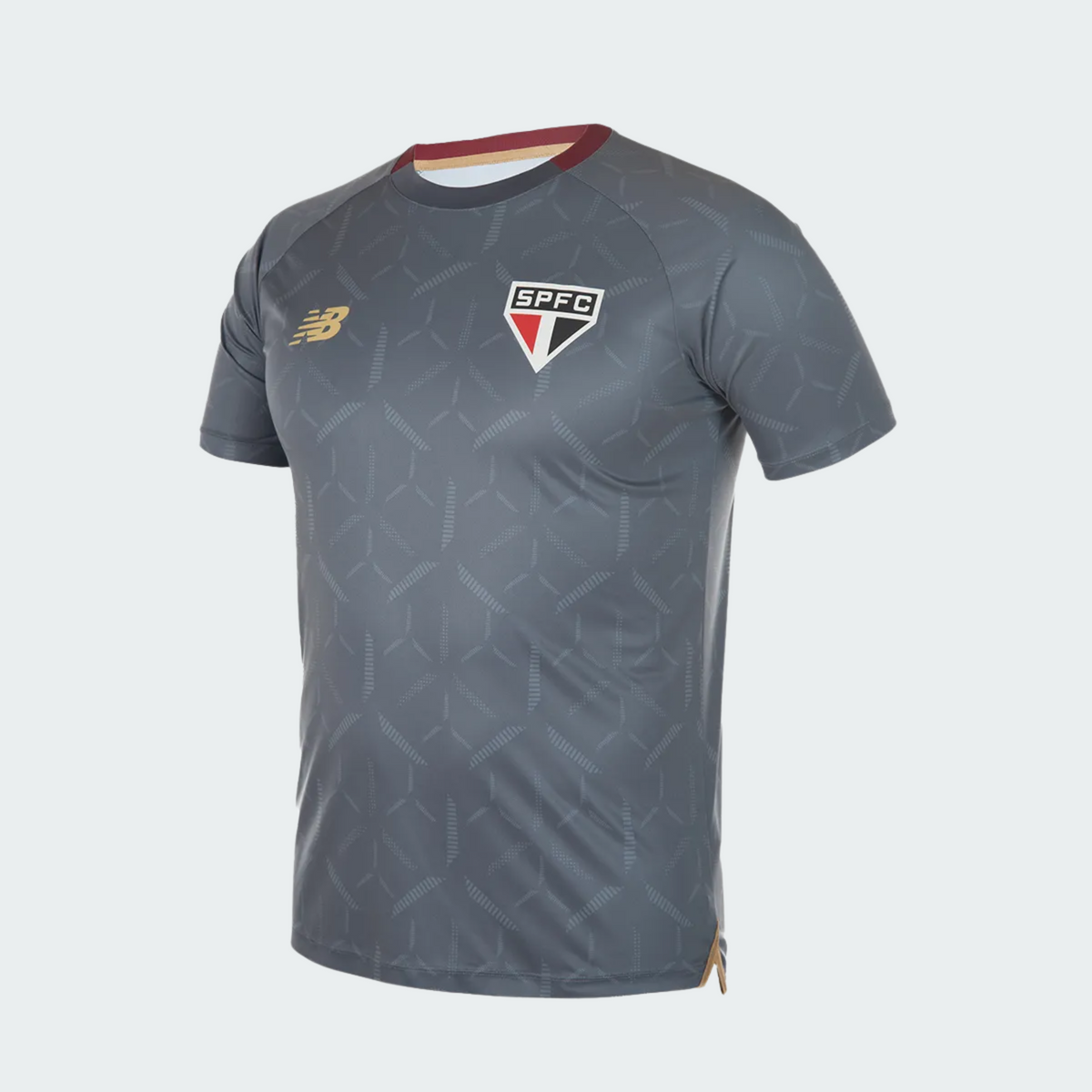 Camisa de Treino São Paulo 2025 Torcedor Masculina - Cinza