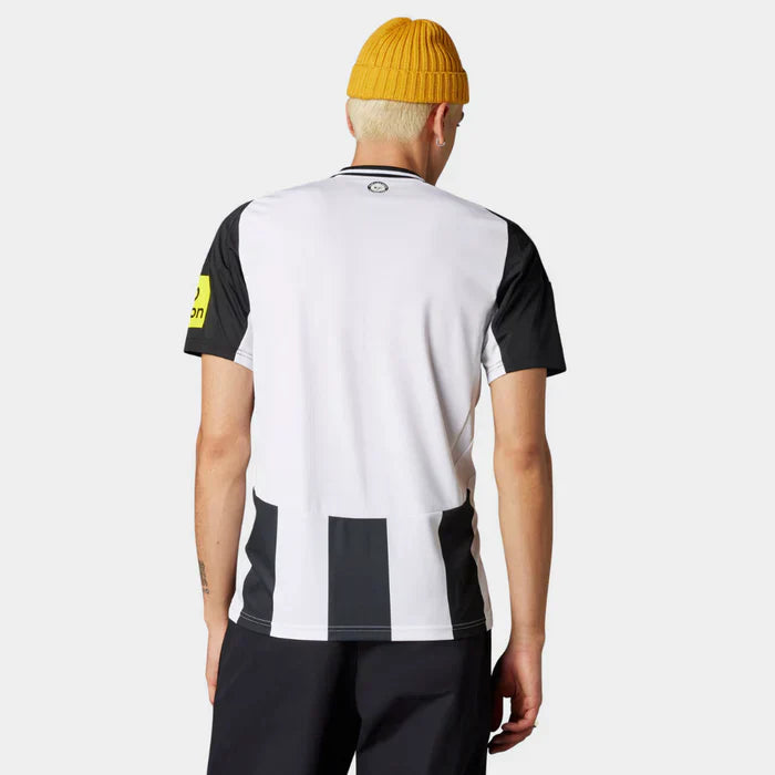 Camisa Newcastle United I 2024 Masculina Torcedor Preto+Branco