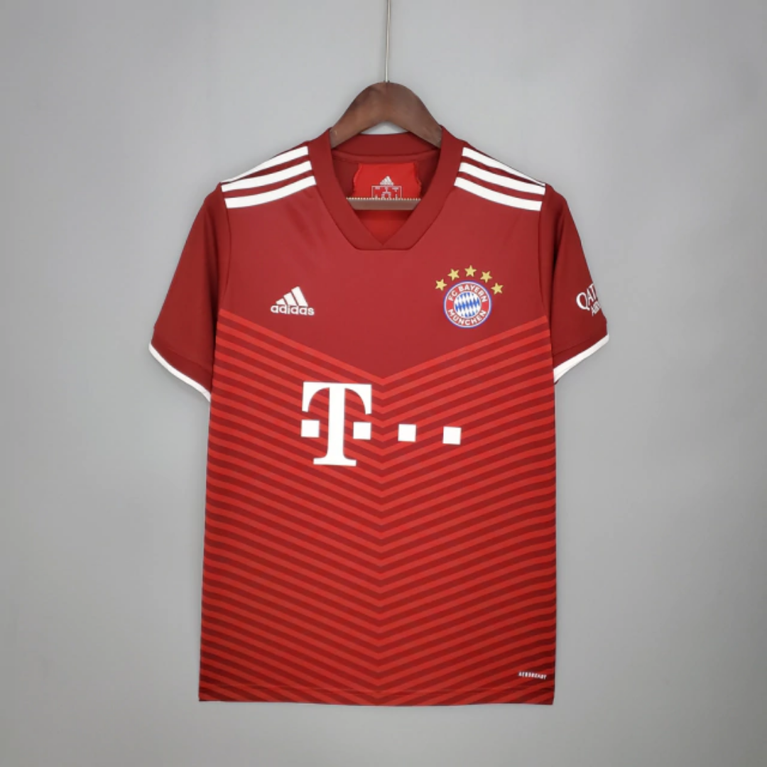 Camisa Bayern de Munique Home 21/22 Torcedor Masculina – Vermelha