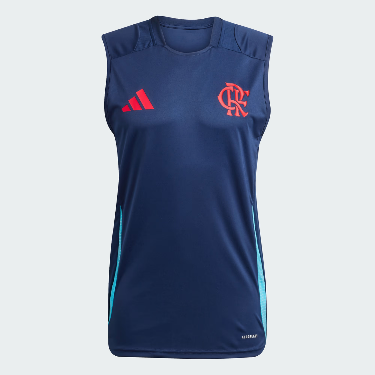 Camisa Treino Sem Mangas CR Flamengo Torcedor Masculino Tiro 24