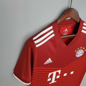 Camisa Bayern de Munique Home 21/22 Torcedor Masculina – Vermelha