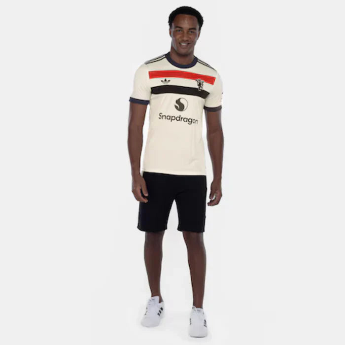 Camisa do Manchester United III 24/25 adidas Torcedor Masculina Bege