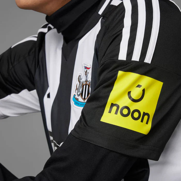 Camisa Newcastle United I 2024 Masculina Torcedor Preto+Branco