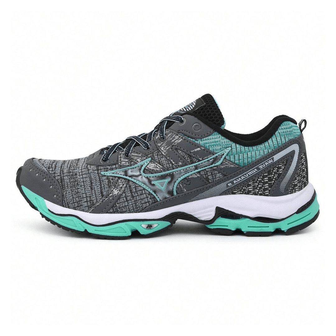 Tênis Mizuno Nirvana 9 Masculino Cinza Azul