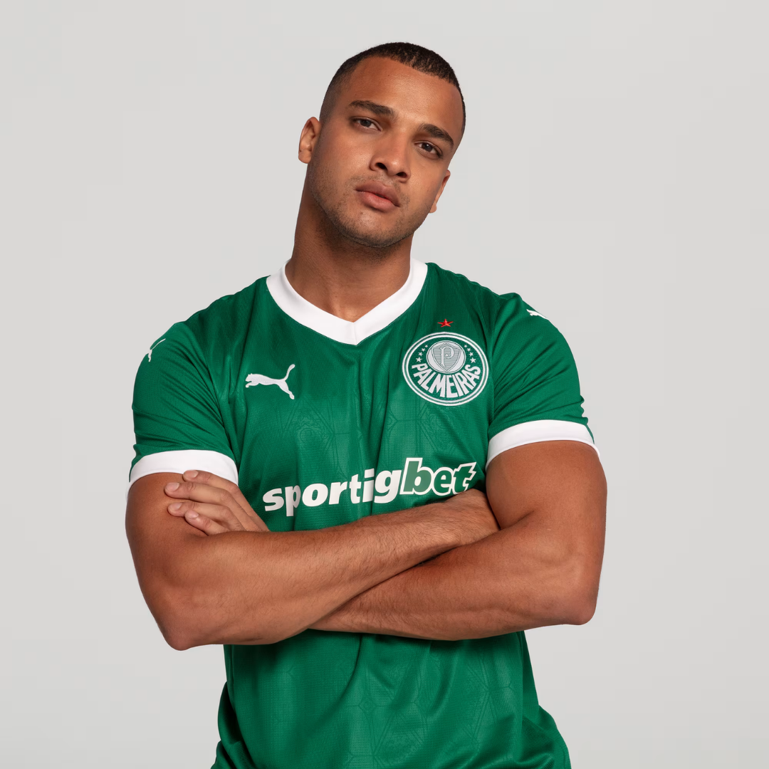 Camisa Palmeiras Home 2025 Masculina Torcedor  – Verde