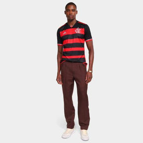 Camisa Flamengo I 24/25 Torcedor Masculina Preta+Vermelha