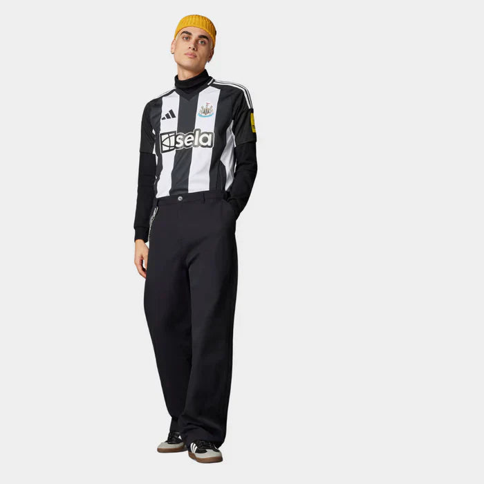Camisa Newcastle United I 2024 Masculina Torcedor Preto+Branco