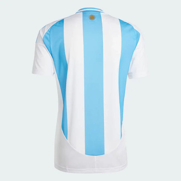 Camisa l Argentina 24 Torcedor Masculino Azul+Branco