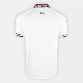 Camisa Fluminense II 22/23  Torcedor Masculina - Branco+Vinho