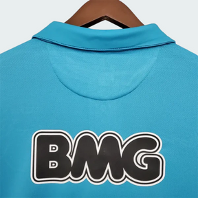 Camisa Retrô Santos Masculina azul Torcedor