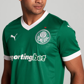 Camisa Palmeiras Home 2025 Masculina Torcedor  – Verde
