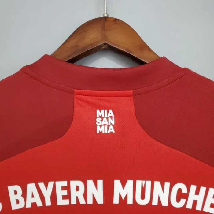 Camisa Bayern de Munique Home 21/22 Torcedor Masculina Vermelha