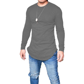 Camiseta Masculina Vermelha Long Line