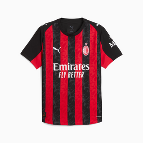 Camisa AC Milan I 25/26 Torcedor Masculina – Vermelha e Preta