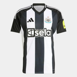 Camisa Newcastle United I 2024 Masculina Torcedor Preto+Branco