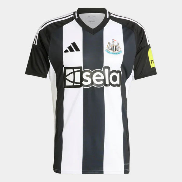 Camisa Newcastle United I 2024 Masculina Torcedor Preto+Branco