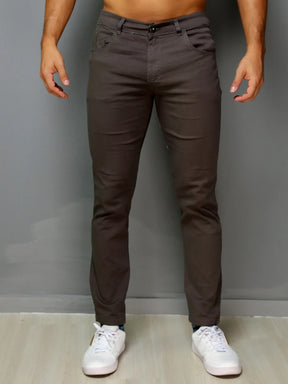 Calça Masculina Skinny Sarja com Elastano